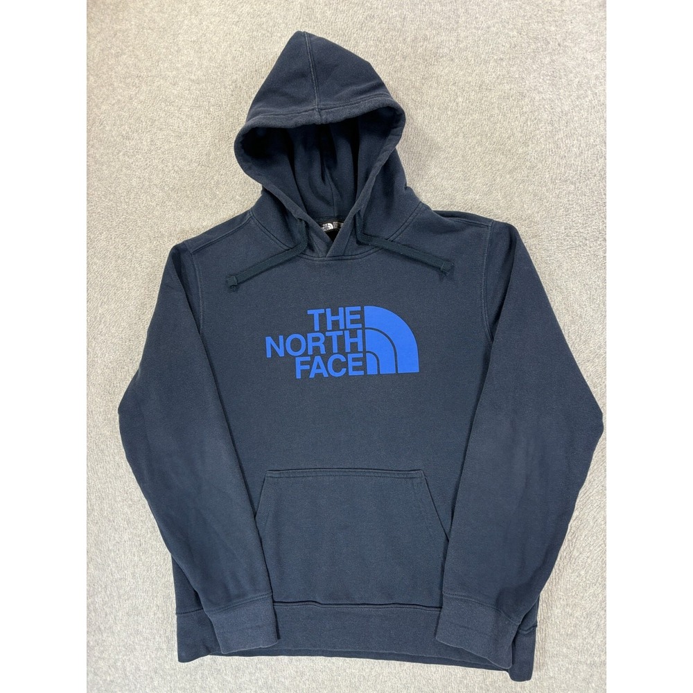 The North Face Half Dome Cotton Blend Hoodie Sweatshirt (Men's Medium) Blue